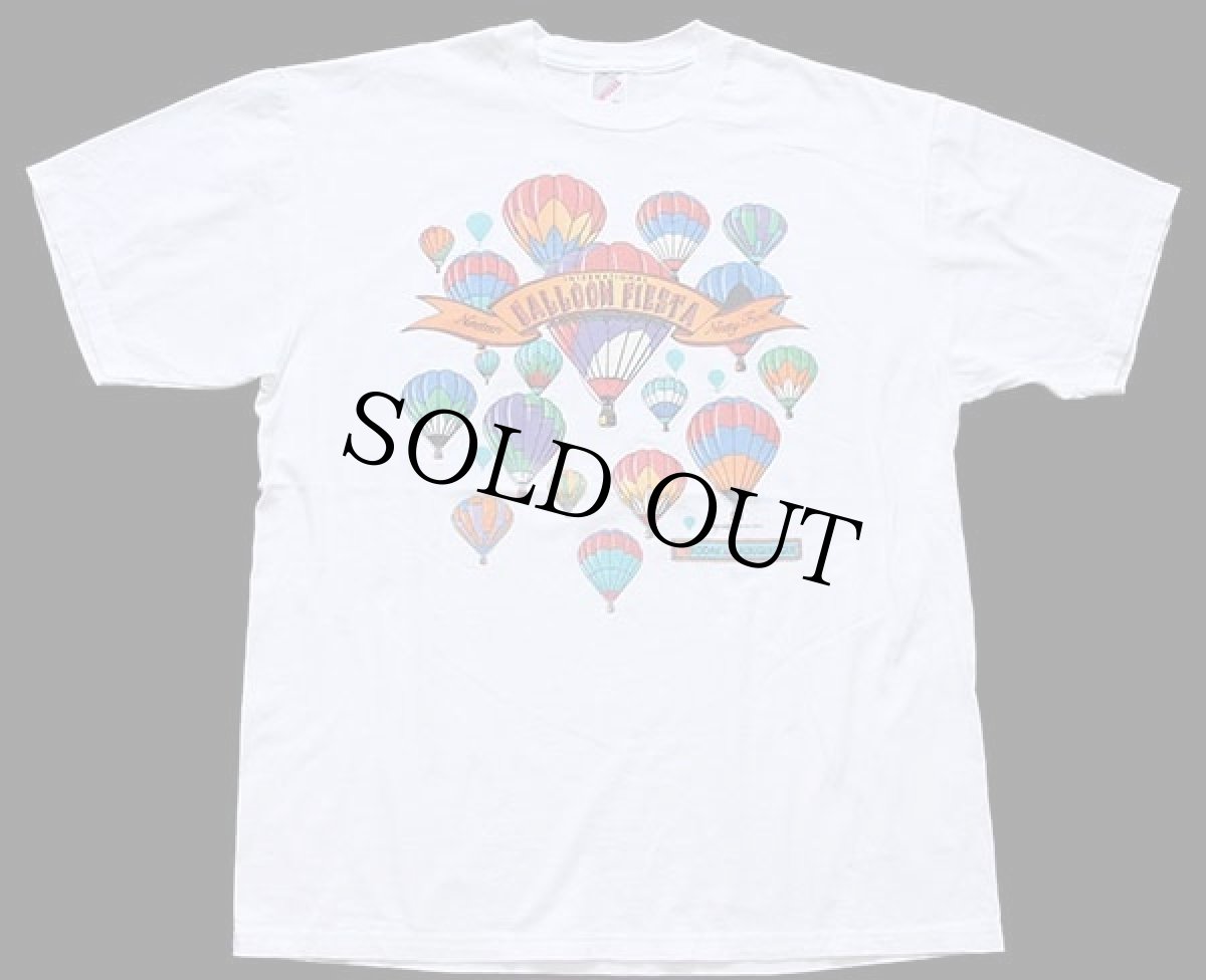 画像2: 90s USA製 INTERNATIONAL BALLOON FIESTA KODAK ALBUQUERQUE アート コットンTシャツ 白 XL (2)