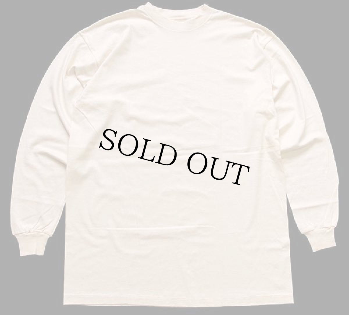 画像2: デッドストック★90s USA製 O! ZONE バックプリント コットン 長袖Tシャツ 生成り XL★A (2)