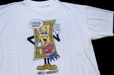 画像1: 90s WALLY WARRANTY マスコット Tシャツ 白 XL (1)