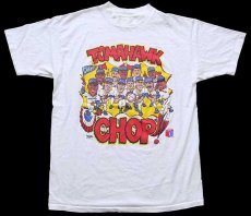 画像2: 80s MLB TOMAHAWK CHOP コットンTシャツ 白 (2)