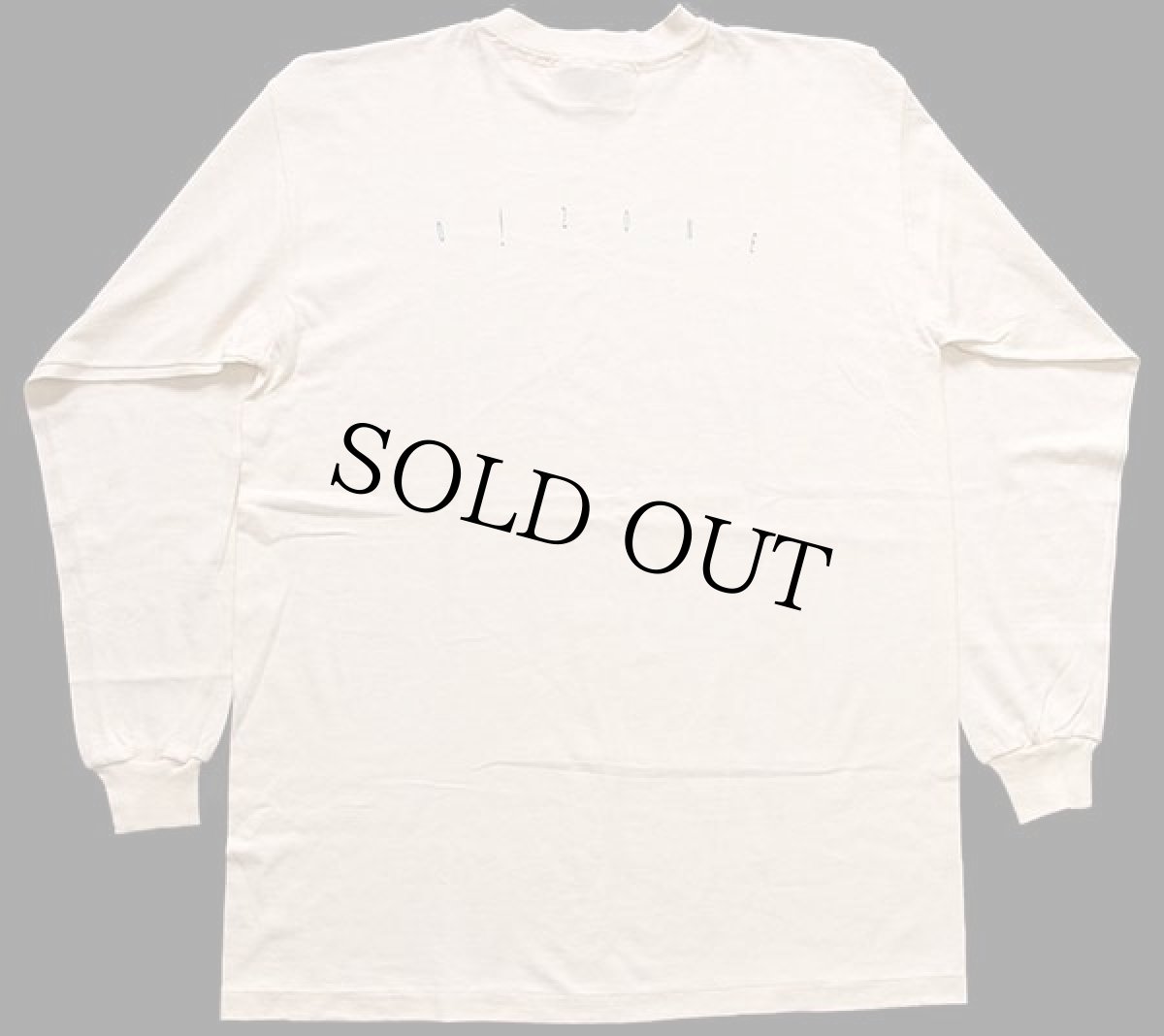 画像3: デッドストック★90s USA製 O! ZONE バックプリント コットン 長袖Tシャツ 生成り XL★A (3)