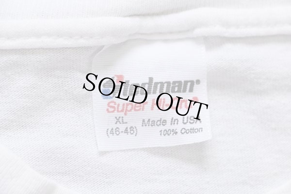 画像4: 90s USA製 LAS VEGAS REVIEW-JOURNAL Rabels! フォトプリント コットンTシャツ 白 XL (4)