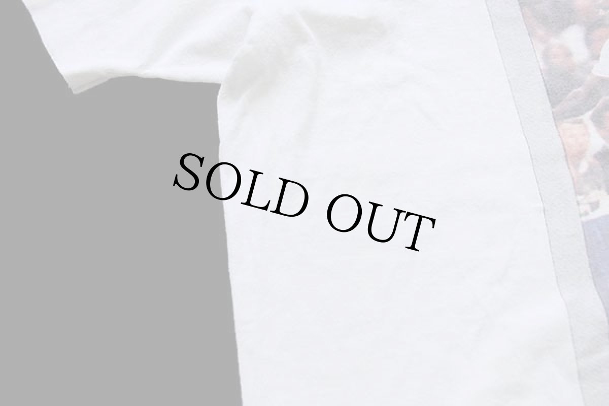 画像6: 90s USA製 LAS VEGAS REVIEW-JOURNAL Rabels! フォトプリント コットンTシャツ 白 XL (6)