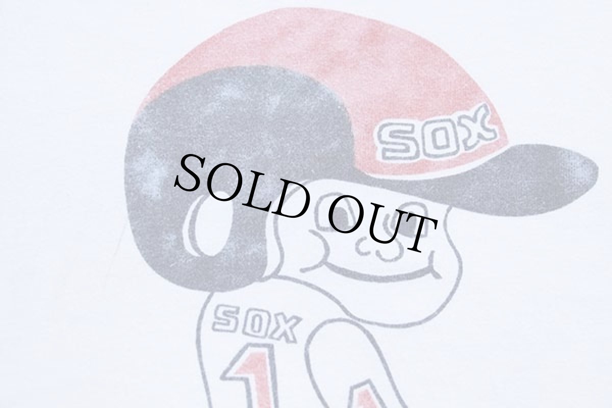 画像5: 90s USA製 Hanes MLB RED SOX vs CHICAGO CUBS コットンTシャツ 白 XL (5)