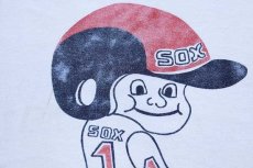 画像5: 90s USA製 Hanes MLB RED SOX vs CHICAGO CUBS コットンTシャツ 白 XL (5)