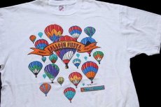 画像1: 90s USA製 INTERNATIONAL BALLOON FIESTA KODAK ALBUQUERQUE アート コットンTシャツ 白 XL (1)