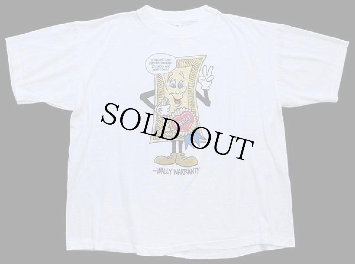 画像2: 90s WALLY WARRANTY マスコット Tシャツ 白 XL (2)