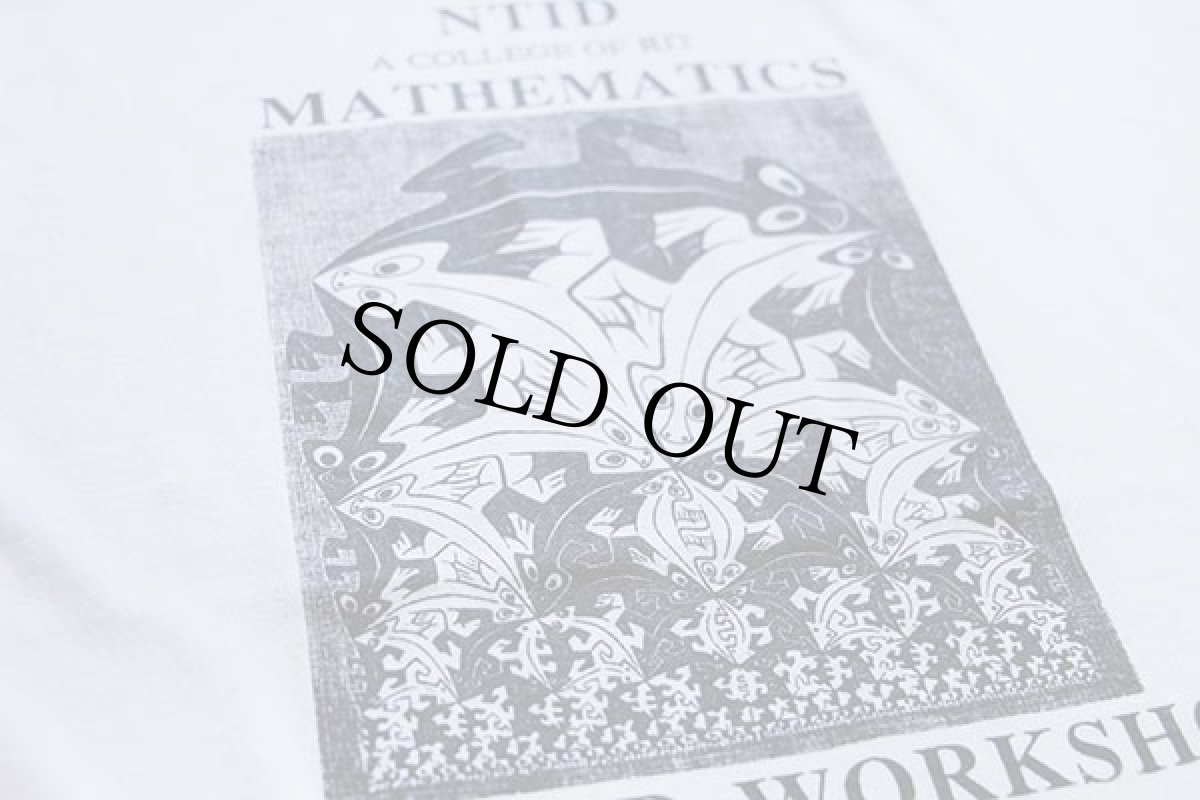 画像4: 90s NTID MATHEMATICS SUMMER WORKSHOP アート Tシャツ 白 (4)