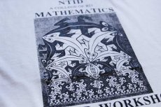 画像4: 90s NTID MATHEMATICS SUMMER WORKSHOP アート Tシャツ 白 (4)