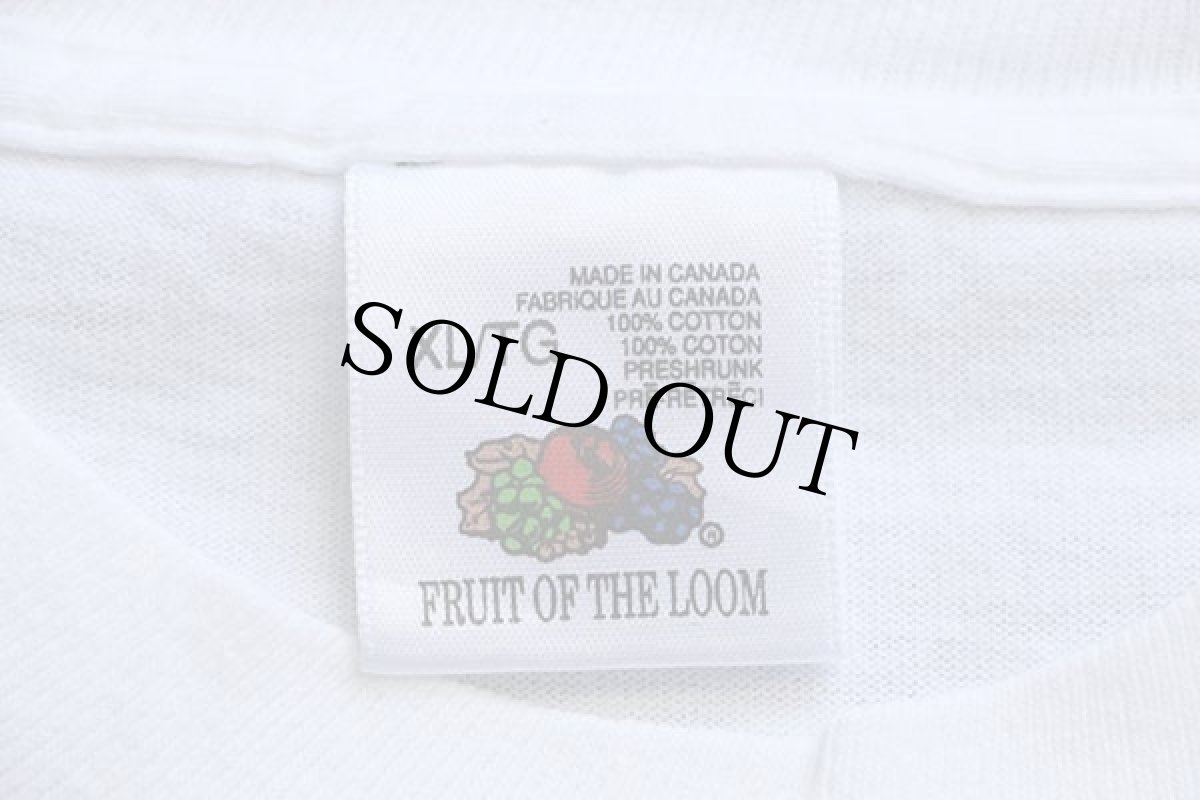 画像4: 90s カナダ製 rocky mountain wildflowers フラワー アート コットンTシャツ 白 XL (4)