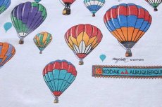 画像5: 90s USA製 INTERNATIONAL BALLOON FIESTA KODAK ALBUQUERQUE アート コットンTシャツ 白 XL (5)