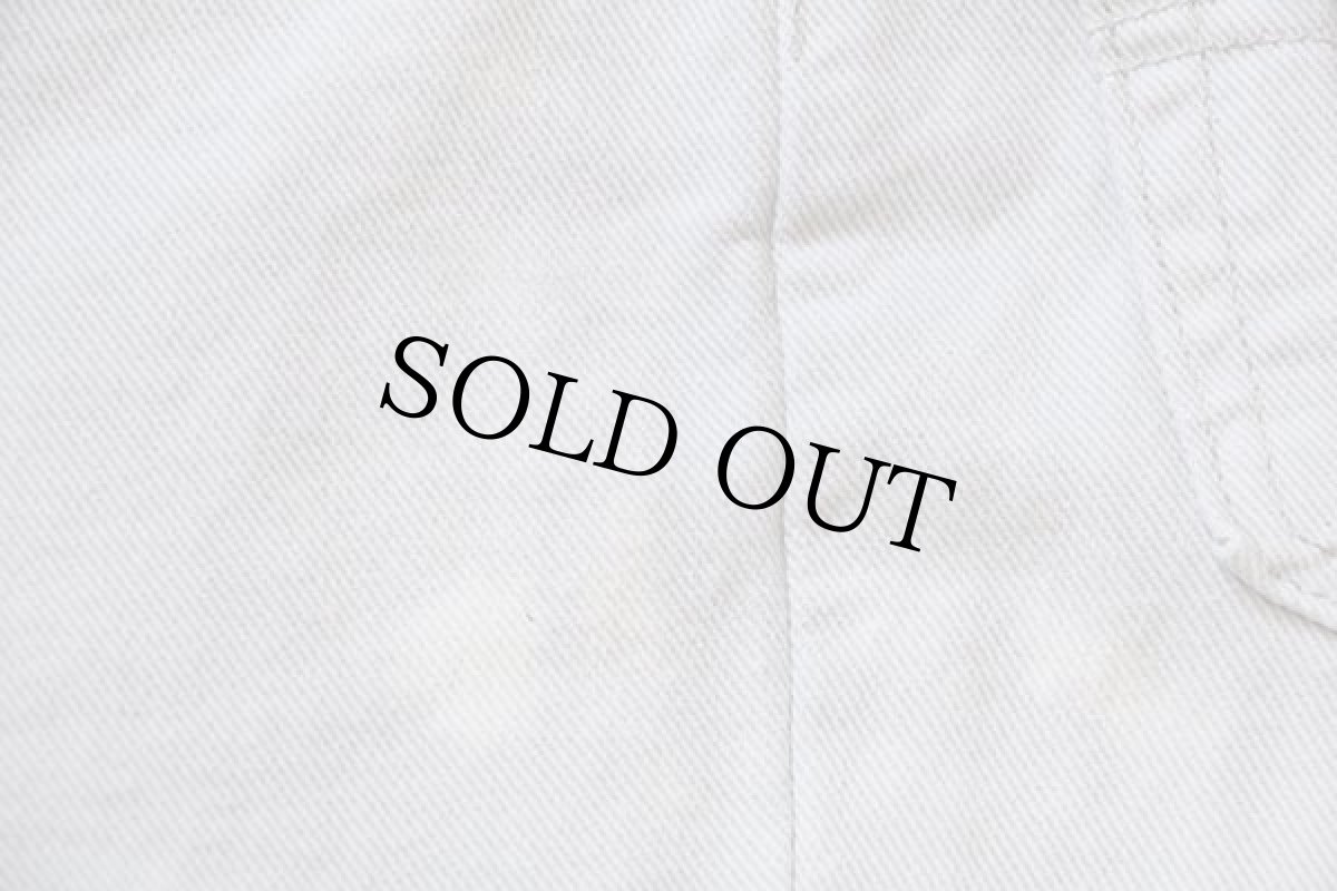 画像8: 90s USA製 Levi'sリーバイス 550 カラーデニムパンツ ライトグレーベージュ w34 L32 (8)