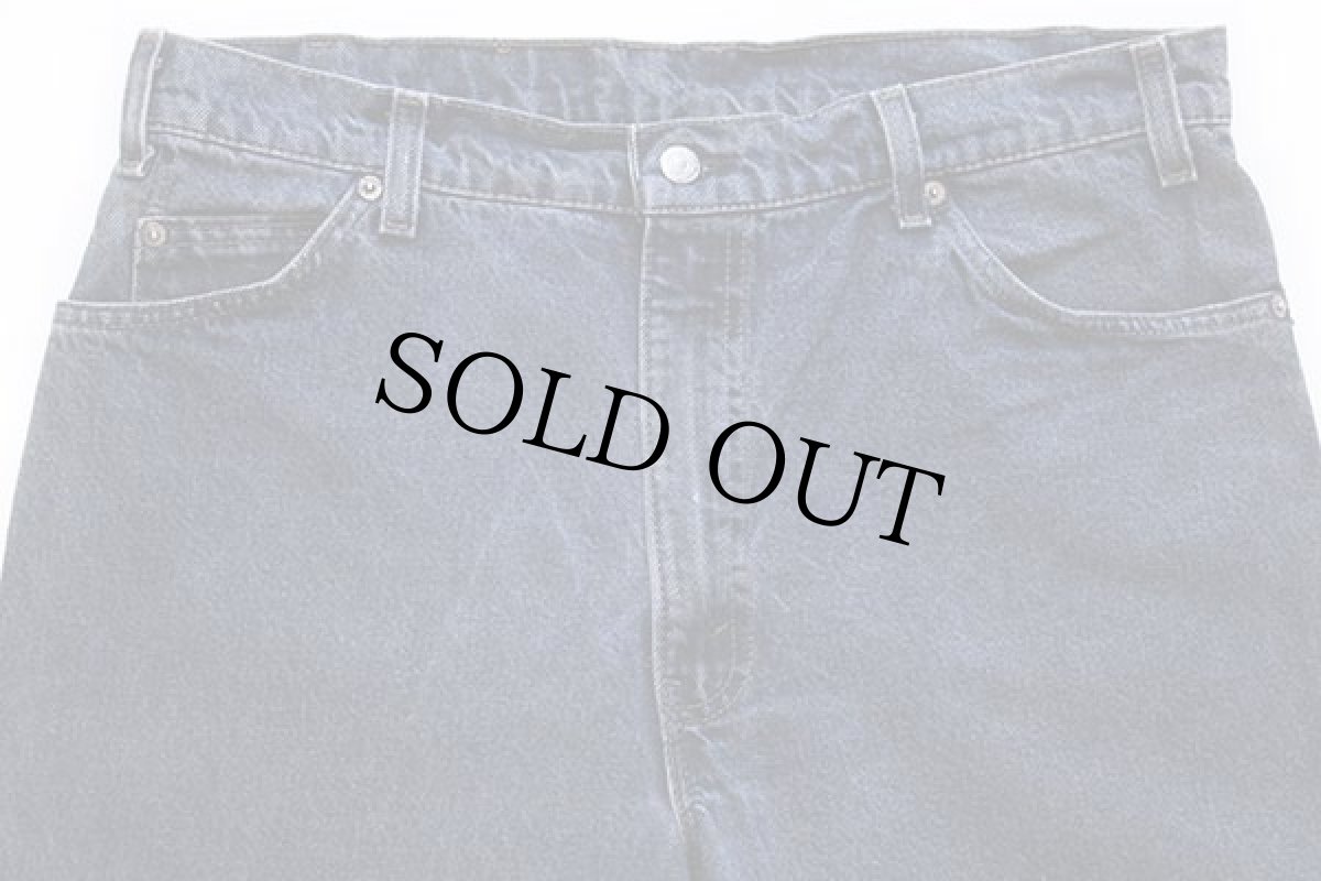 画像4: 90s USA製 Levi'sリーバイス 550 カラーデニムパンツ 紺 w36 L32 (4)