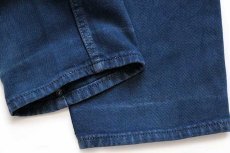 画像8: 90s USA製 Levi'sリーバイス 550 カラーデニムパンツ 後染め 藍色 w38 L30 (8)