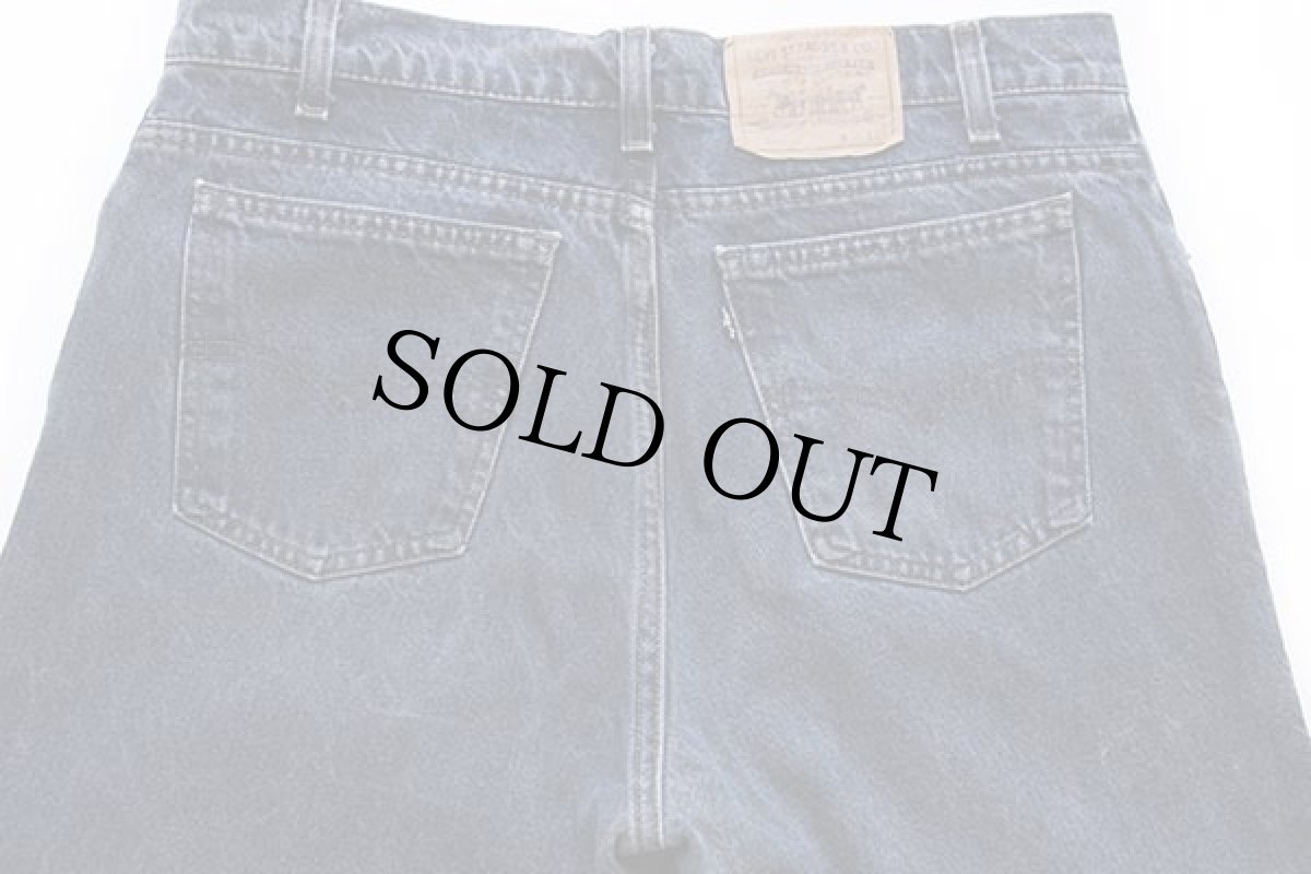 画像5: 90s USA製 Levi'sリーバイス 550 カラーデニムパンツ 紺 w36 L32 (5)
