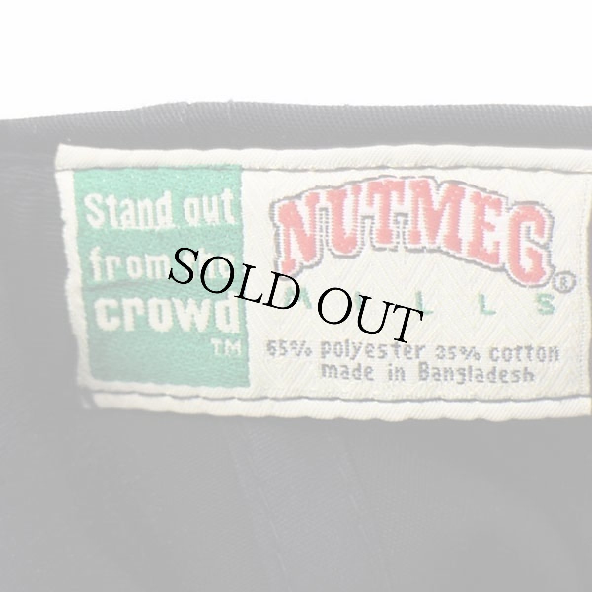 画像5: デッドストック★00s MLB WHITE SOX × バッグスバニー刺繍 ツートン ベースボールキャップ 黒×グレー (5)