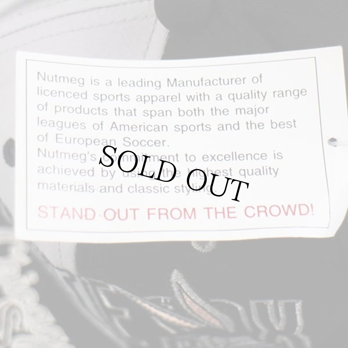 画像7: デッドストック★00s MLB WHITE SOX × バッグスバニー刺繍 バイカラー ベースボールキャップ 黒×グレー (7)