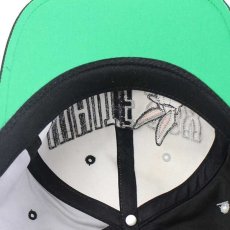 画像8: デッドストック★00s MLB WHITE SOX ホワイトソックス×バッグスバニー刺繍 バイカラー ベースボールキャップ 黒×グレー (8)