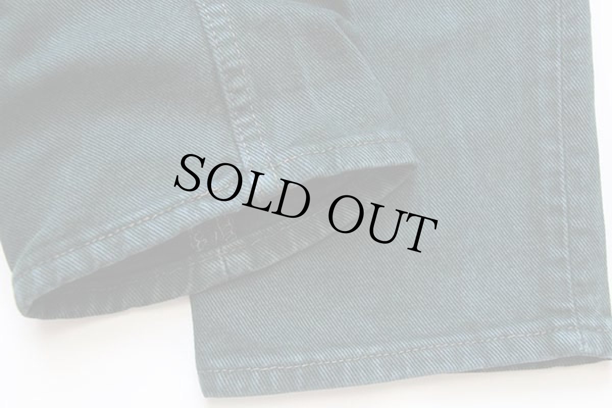 画像8: 90s USA製 Levi'sリーバイス 550 カラーデニムパンツ 後染め 緑 w30 L32 (8)