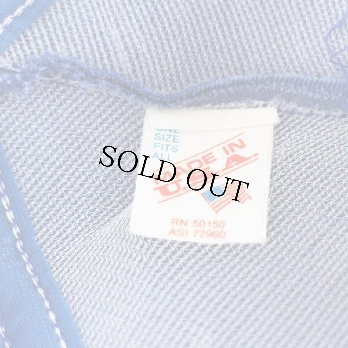 画像4: 80s USA製 Vilven MOTOR REBUILDING メッシュキャップ 青 (4)