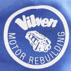 画像3: 80s USA製 Vilven MOTOR REBUILDING メッシュキャップ 青 (3)