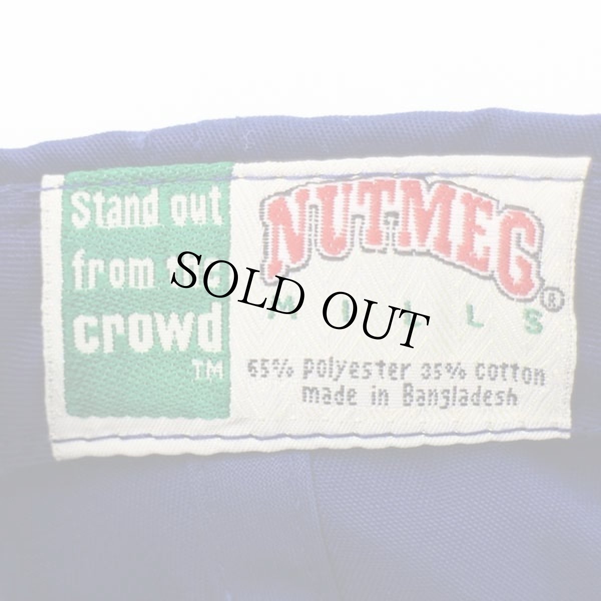 画像6: デッドストック★00s MLB NewYork Yankees ヤンキース×バッグスバニー刺繍 バイカラー ベースボールキャップ 青×白 (6)