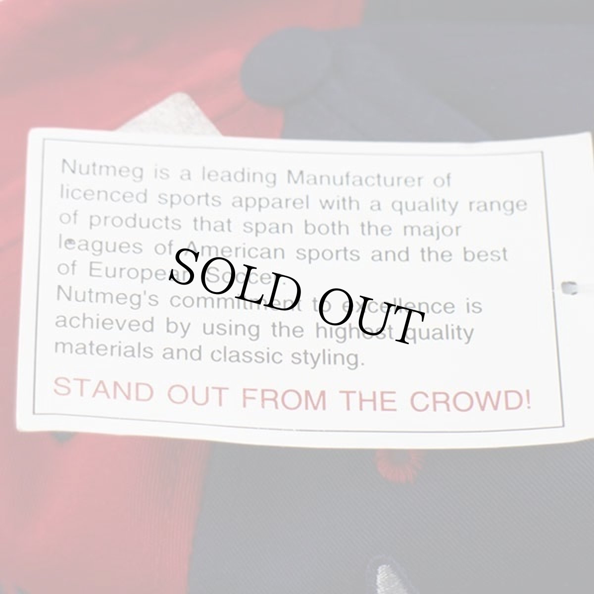 画像7: デッドストック★00s MLB CLEVELAND Indiansインディアンス×バッグスバニー刺繍 バイカラー ベースボールキャップ紺×赤 (7)