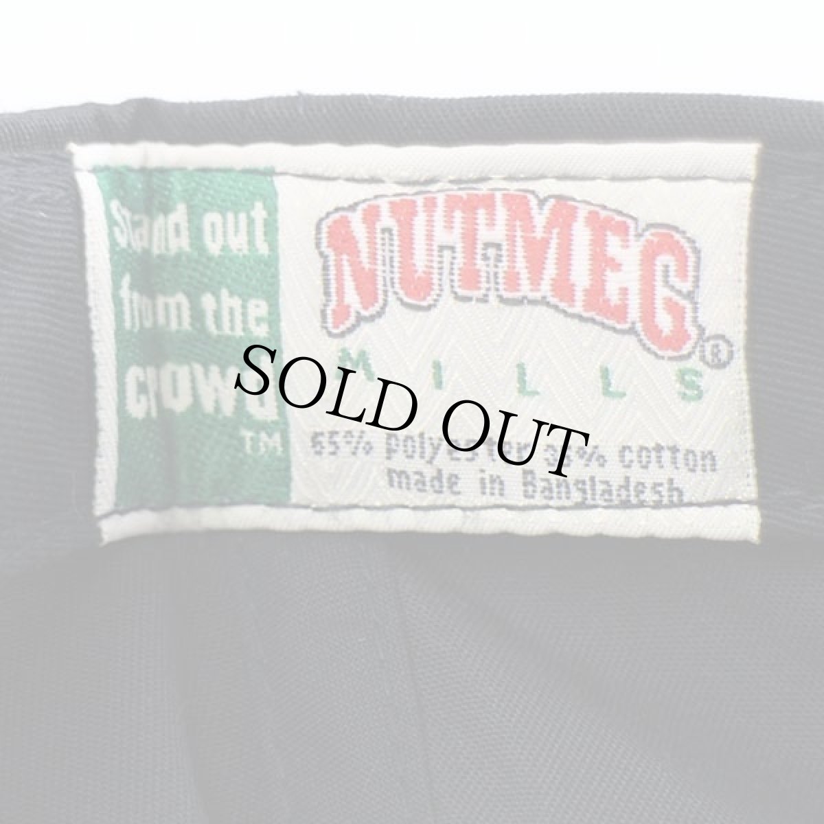 画像6: デッドストック★00s MLB WHITE SOX × バッグスバニー刺繍 バイカラー ベースボールキャップ 黒×グレー (6)