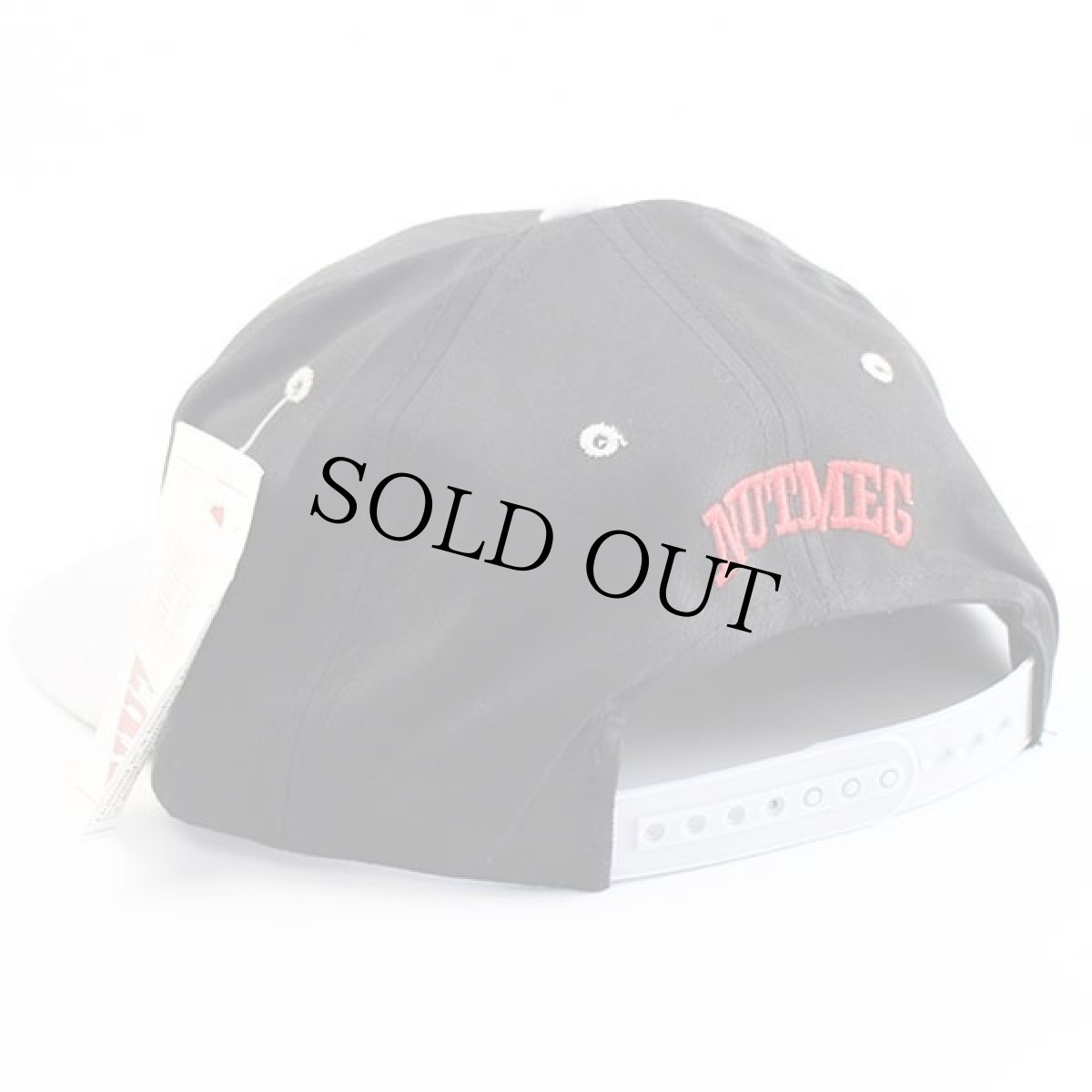 画像2: デッドストック★00s MLB WHITE SOX × バッグスバニー刺繍 ツートン ベースボールキャップ 黒×グレー (2)