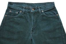画像4: 90s USA製 Levi'sリーバイス 550 カラーデニムパンツ 後染め 緑 w30 L32 (4)