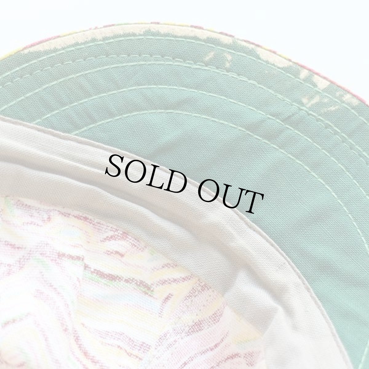 画像5: 60s USA製 KROMER 総柄 コットン ワークキャップ 7 1/8 (5)