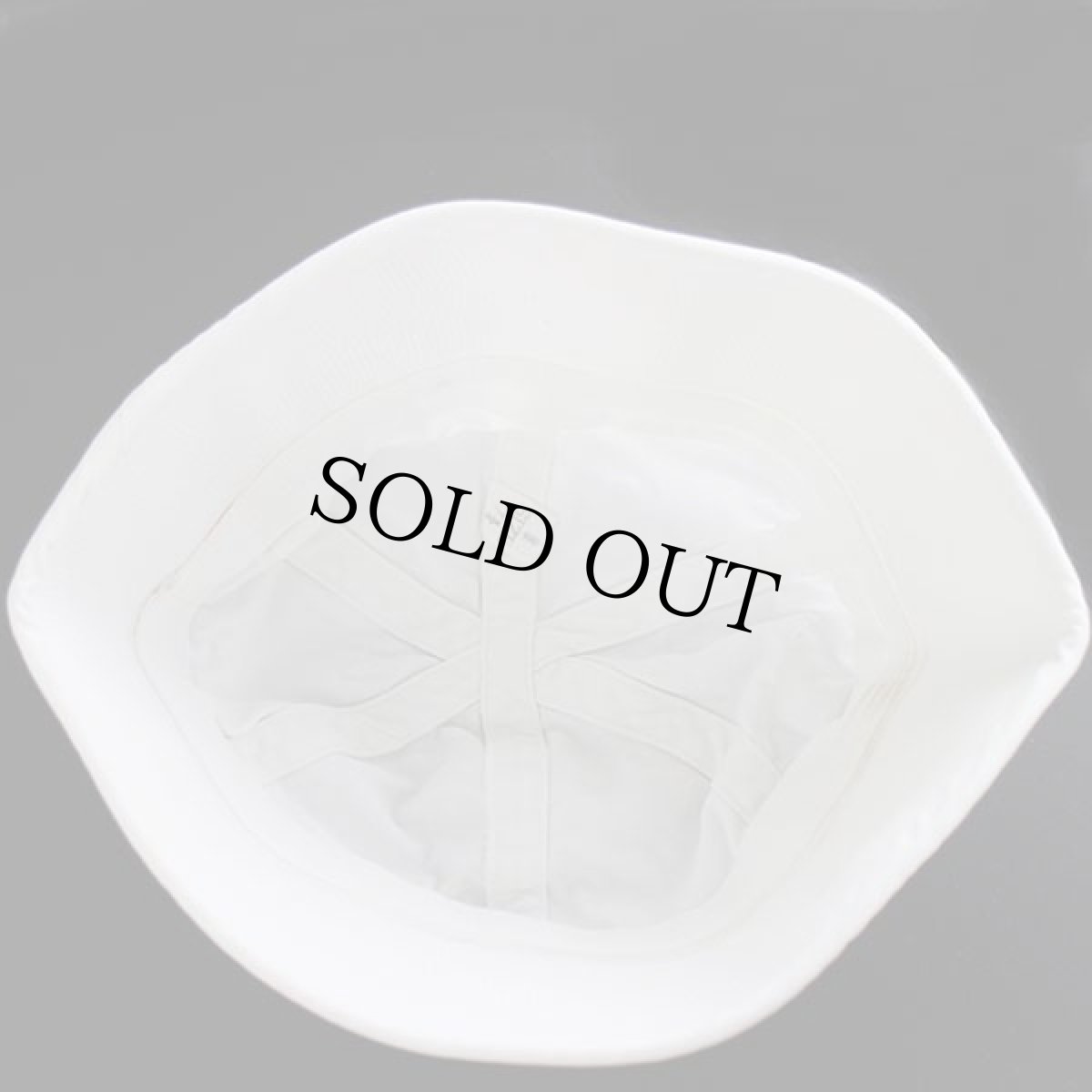 画像5: ビンテージ 米軍 U.S.NAVY ステンシル セーラーハット 白 7 1/4 (5)