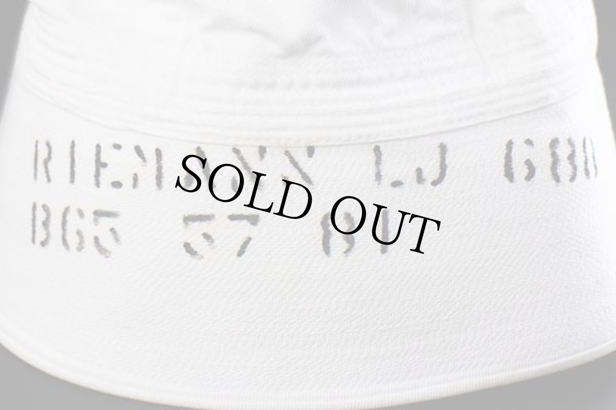 画像5: ビンテージ 米軍 U.S.NAVY ステンシル セーラーハット 白 7 1/4 (5)