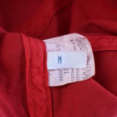 画像6: デッドストック★イタリア製 C.B.ATHLETIC パッチ付き ロングビル USED加工 コットンキャップ 赤 M (6)