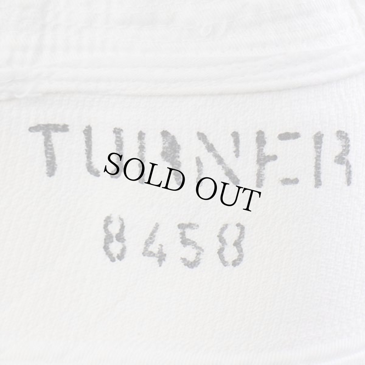 画像6: ビンテージ 米軍 U.S.NAVY ステンシル セーラーハット 白 7 1/4 (6)