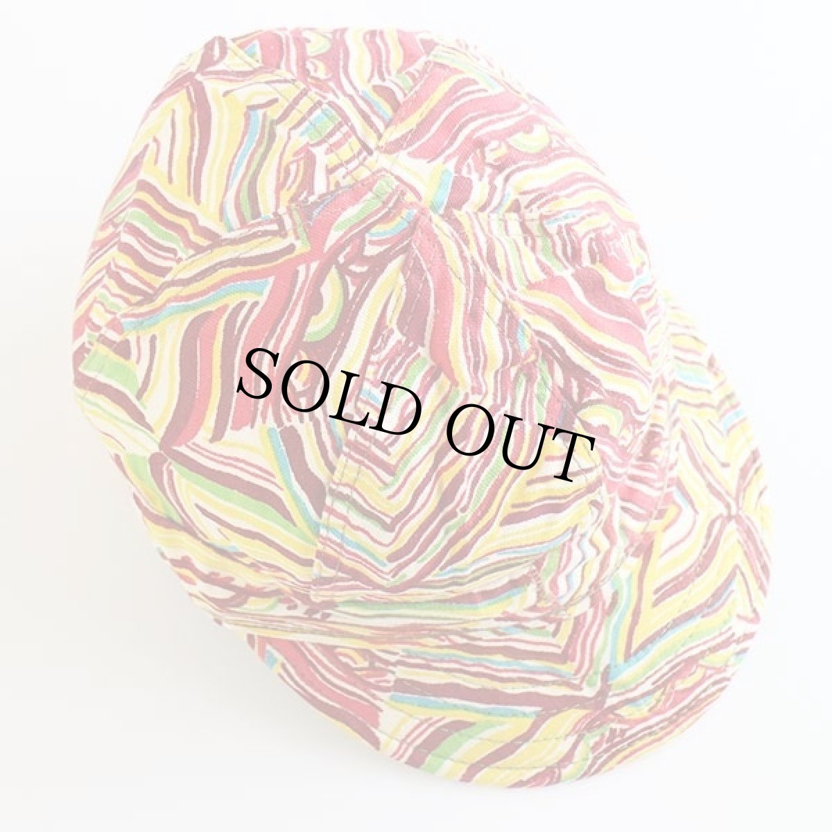 画像3: 60s USA製 KROMER 総柄 コットン ワークキャップ 7 1/8 (3)