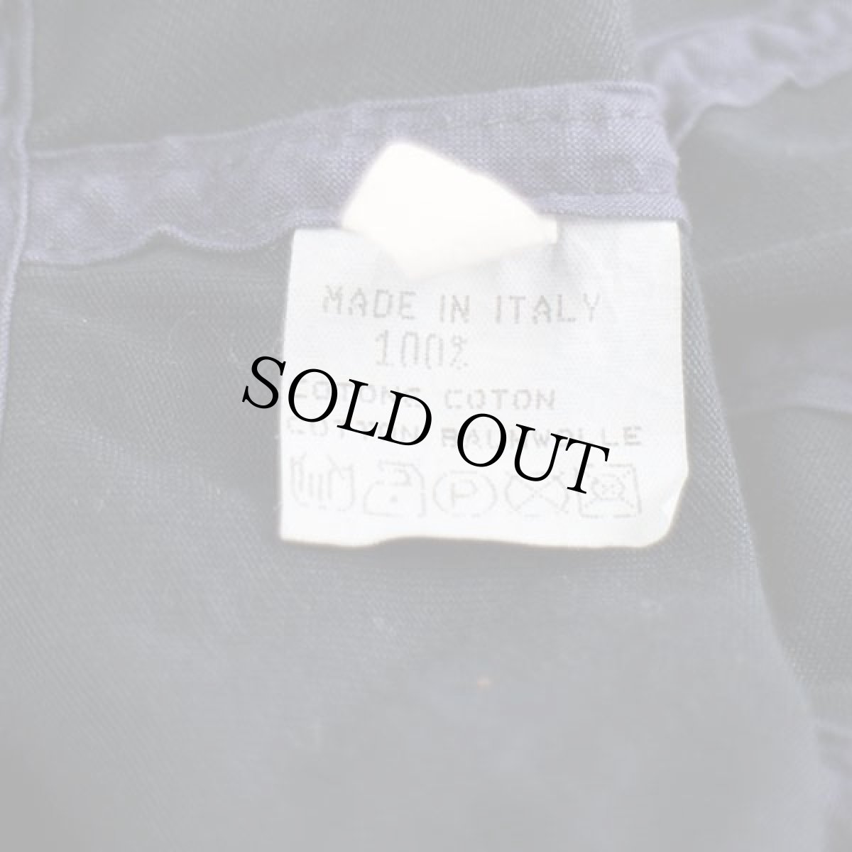 画像4: デッドストック★イタリア製 C.B.ATHLETIC パッチ付き ロングビル USED加工 コットンキャップ 紺 L (4)