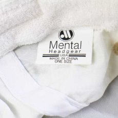 画像4: デッドストック★Mental ツートン ナイロン フィッシングキャップ 白×カーキ (4)