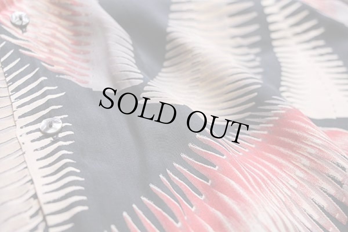 画像6: イタリア製 TIPO'S SHIRT アート 半袖 レーヨンシャツ L (6)