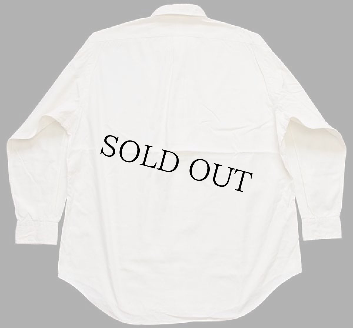 画像2: 90s ラルフローレン ワンポイント ボタンダウン ピンポイント オックスフォード コットンシャツ アイボリー 16.5 (2)