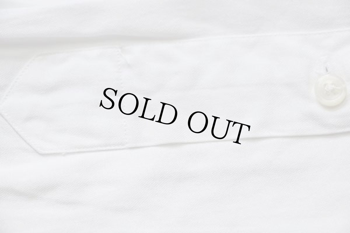 画像6: 90s ラルフローレン ワンポイント ボタンダウン ピンポイント オックスフォード コットンシャツ 白 15.5 (6)