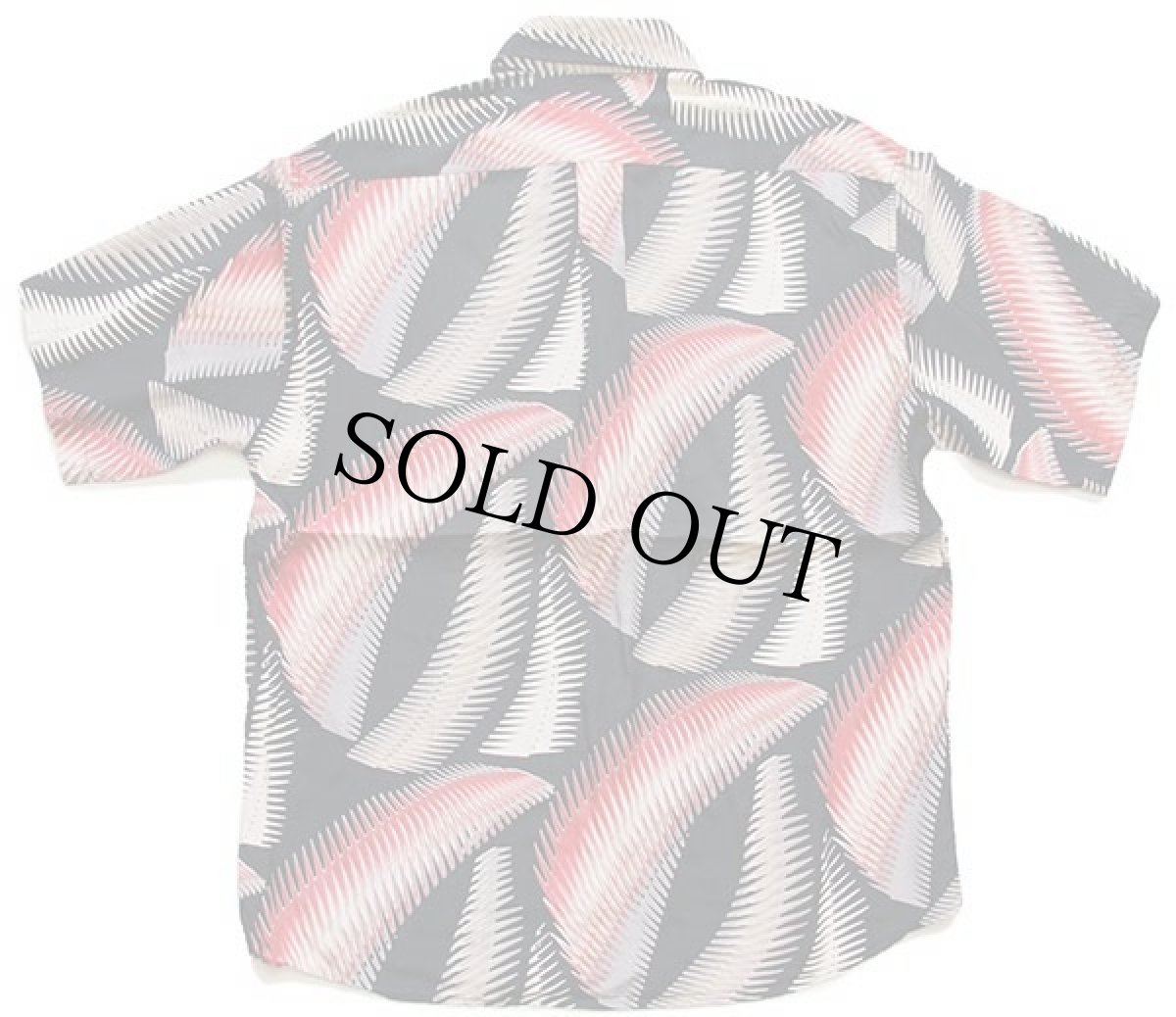 画像2: イタリア製 TIPO'S SHIRT アート 半袖 レーヨンシャツ L (2)