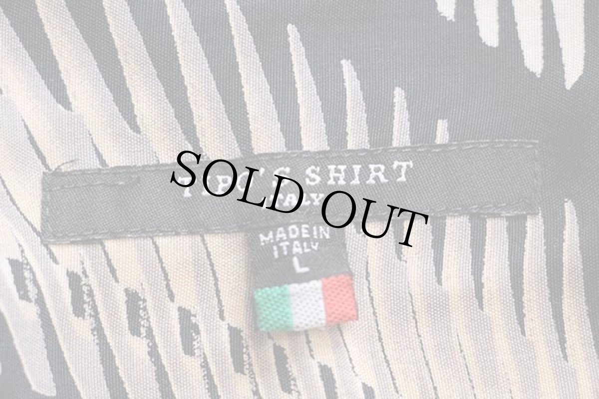 画像4: イタリア製 TIPO'S SHIRT アート 半袖 レーヨンシャツ L (4)