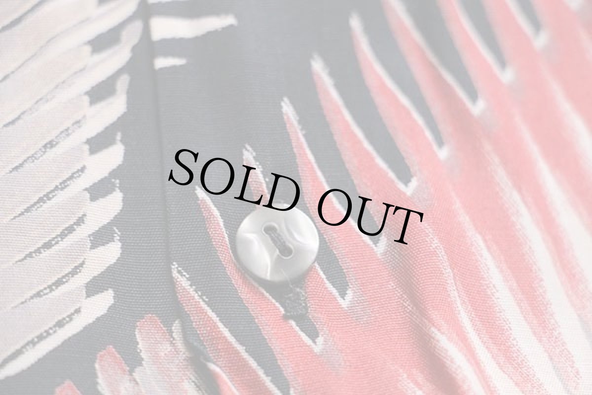 画像5: イタリア製 TIPO'S SHIRT アート 半袖 レーヨンシャツ L (5)