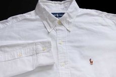 画像3: ラルフローレン ワンポイント ボタンダウン オックスフォード コットンシャツ 白★P (3)