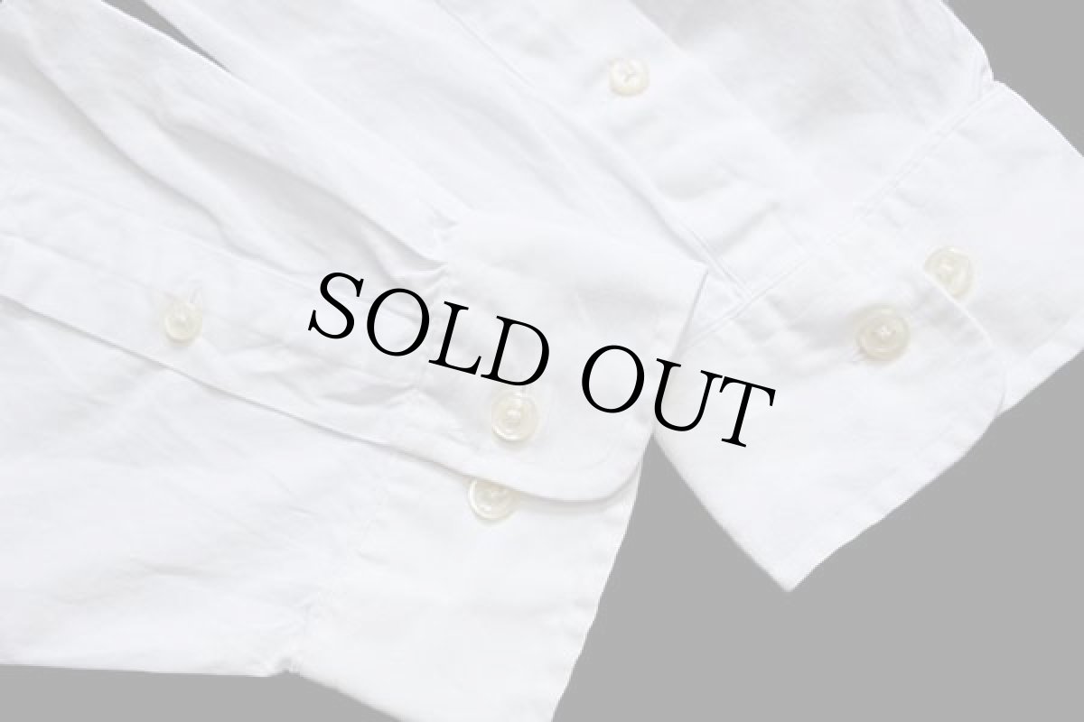 画像5: ラルフローレン ワンポイント ボタンダウン ピンポイント オックスフォード コットンシャツ 白 16.5★C (5)