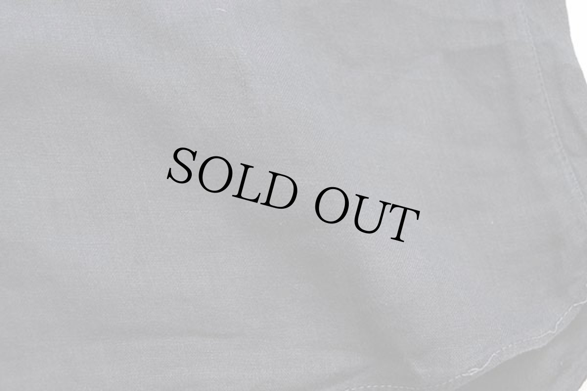 画像5: イタリア製 MG プルオーバー 半袖 リネンシャツ 黒 4 (5)