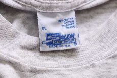 画像4: 90s USA製 NBA ビッグロゴ Tシャツ 杢ライトグレー XL (4)