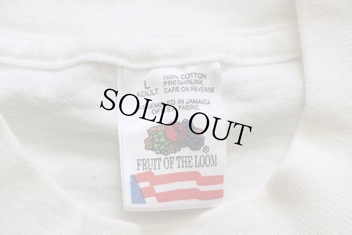 画像5: 90s USA製 HOTTER'N HELL HUNDRED ロードバイク Coca-Colaコカコーラ 両面プリント コットンTシャツ 生成り L (5)