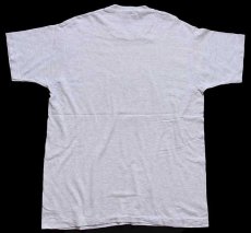 画像3: 90s USA製 UNIVERSITY OF RHODE ISLAND ひび割れプリント Tシャツ 杢ライトグレー L (3)